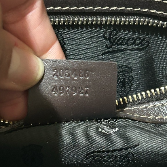 VINTAGE GUCCI GG crystal canvas small Hysteria hobo - Picture 2 of 14